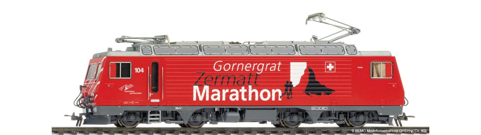 Bemo 1362294 MGB HGe 4/4 104 "Gornergrat Zermatt Marathon"  Sound