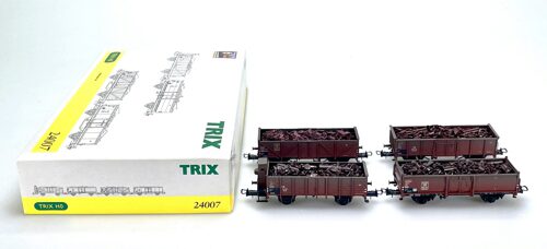 Trix 24007 *DB Hochbordwagen Set 4tlg