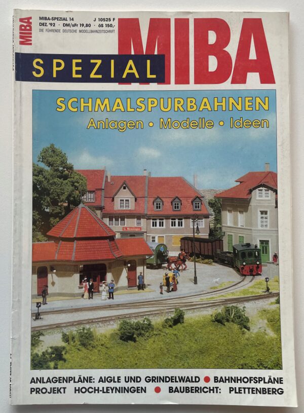 MIBA Spezial Schmalspurbahnen Anlagen Modelle Ideen 102 Seiten