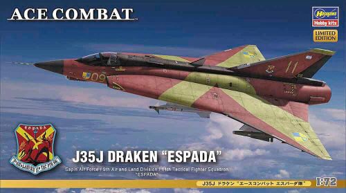 Hasegawa 652140 1/72 J35J Draken Ace Combat Espada