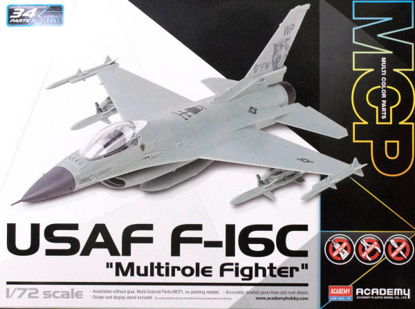 ACADEMY 12541 1/72 USAF F-16C "Multirole Fighter"