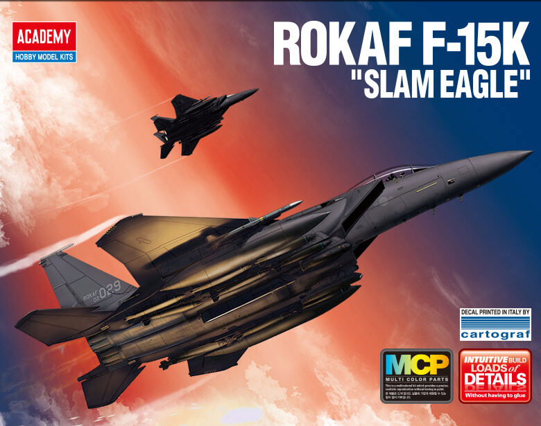 ACADEMY 12554 1/72 ROKAF F-15K "Slam Eagle"