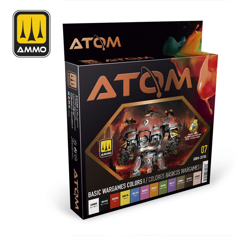 Ammo ATOM-20706 ATOM-Basic Wargames Colors I