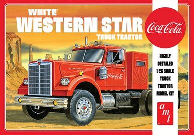 AMT AMT1160 White Western Star Semi Tractor (Coca Cola)