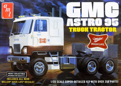 AMT AMT1230 GMC Astro 95 Semi Tractor (Miller Beer)