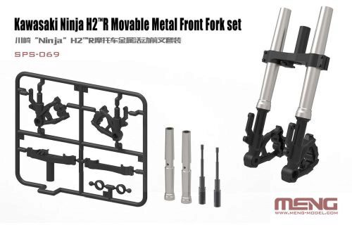 MENG-Model SPS-069 Kawasaki Ninja H2(TM)R Movable Metal Front Fork Set