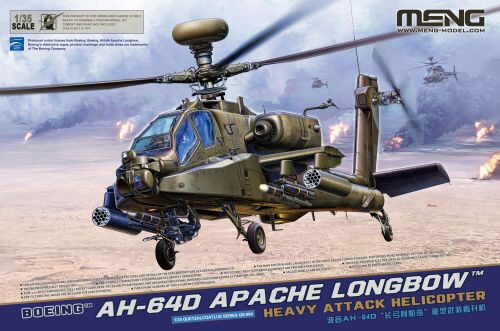 MENG-Model QS-004 Boeing AH-64D Apache Longbow Heavy Attack Helicopter