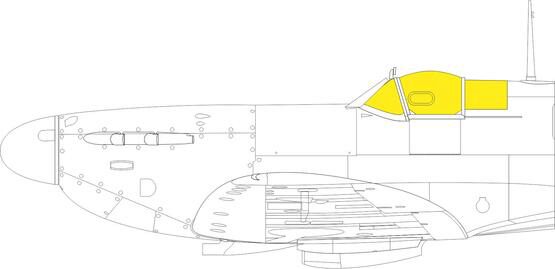 Eduard Accessories EX797 Spitfire Mk.V TFace 1/48 for EDUARD