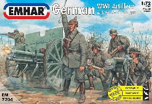 EMHAR 937204 1/72 WWI Deutsche Artillerieund 77 mm 96n/A Geschütz