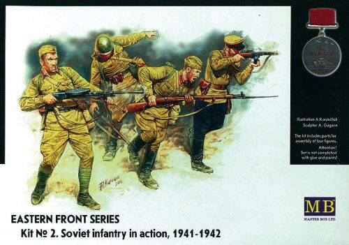Master Box Ltd. MB3523 Soviet Infantry in action 1941-1942 Eastern Front Series