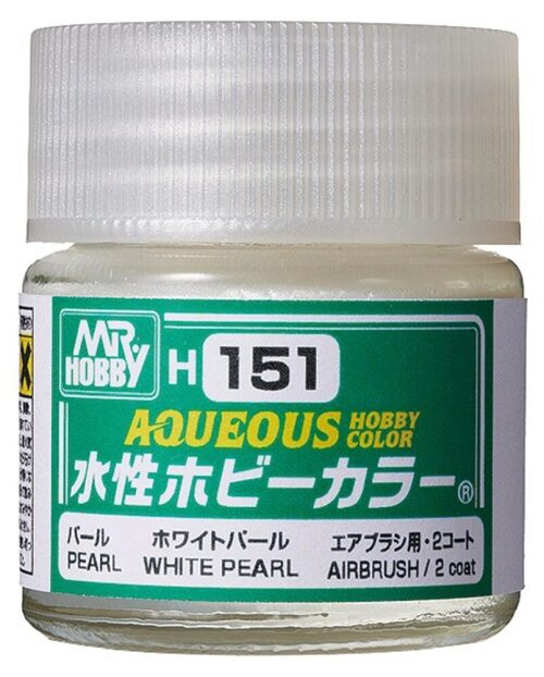 Mr Hobby - Gunze H-151 Mr Hobby -Gunze Aqueous Hobby Colors  (10 ml) White Pearl