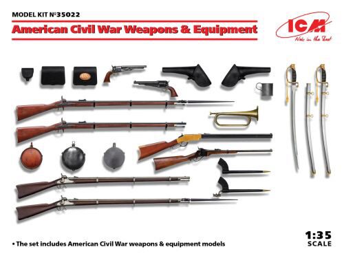 ICM 35022 American Civil War Weapons & Equipment