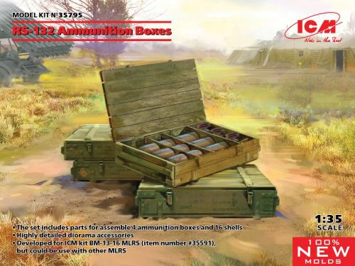 ICM 35795 RS-132 Ammunition Boxes (100% new molds)