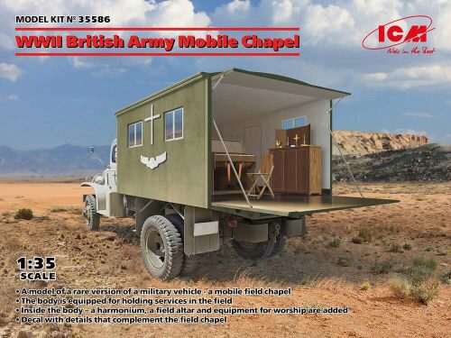 ICM 35586 WWII British Army Mobile Chapel
