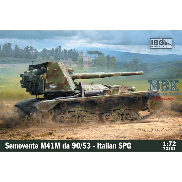IBG-Modellbau IBG72131 Semovente M41M da 90/53 Italian Selfpropelled Gun