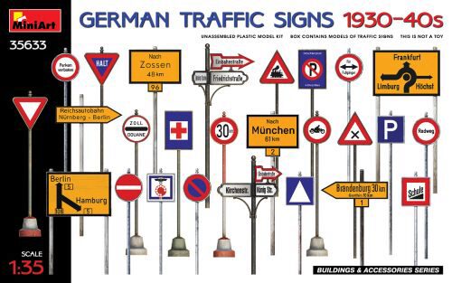 MiniArt 35633 German Traffic Signs 1930-40s
