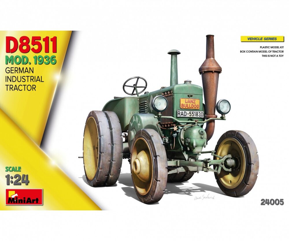 Miniart 24005 Dt. Industrie Traktor D8511 (1)