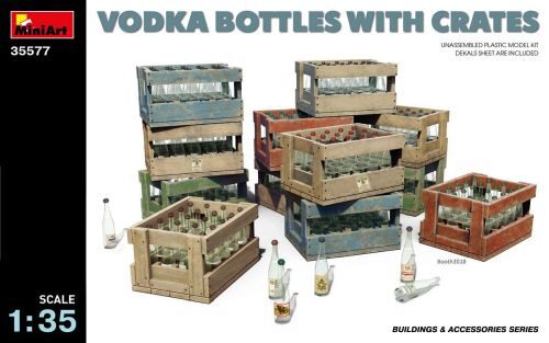 MiniArt 35577 Vodka Bottles with Crates