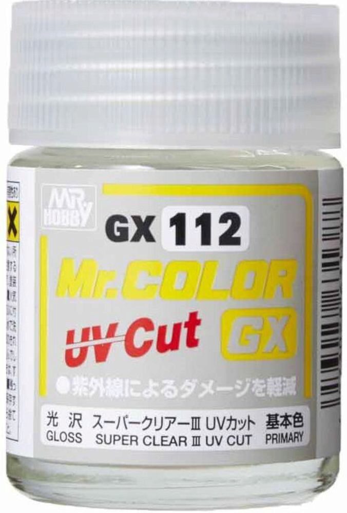Mr Hobby - Gunze GX-112 Mr. Color GX Super Clear III UV Cut Gloss (18ml)