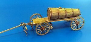 Plus model 428 Hay wagon with wooden tank