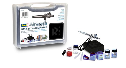 Revell 39195 Airbrush Basic Set mit Kompressor