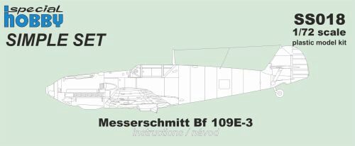 Special Hobby SS018 Messerschmitt Bf 109E-3 / Simple Set