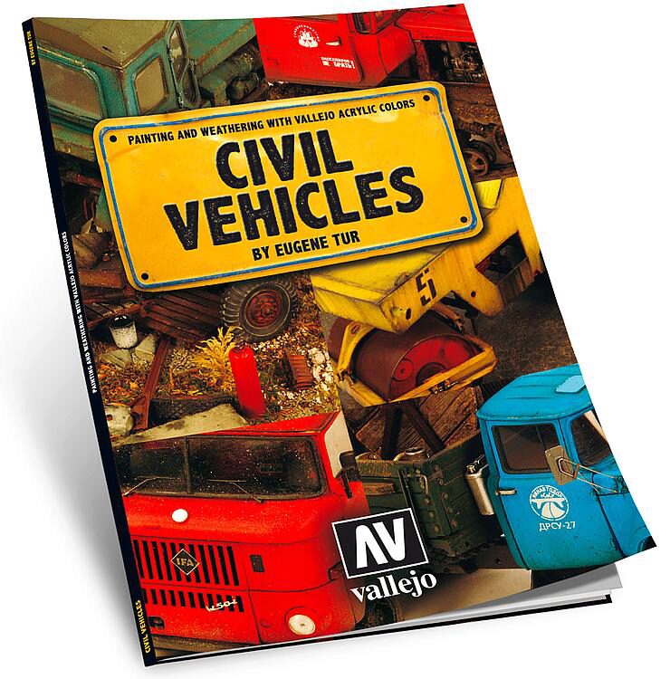 Vallejo 75012 Handbuch: Bemalung von zivilen Fahrzeugen, englisch
