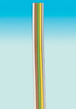 Brawa 3184 Flachband-Litze 0,14 mm², 5 m, ws/br/gn/ge/gr