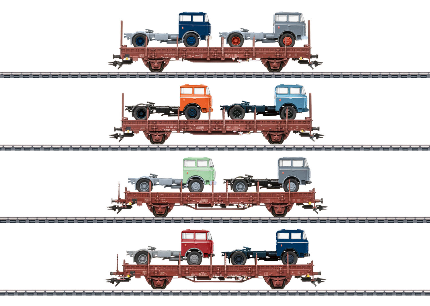 Märklin 46406 Güterwagen-Set Fahrzeugtransport 4tlg