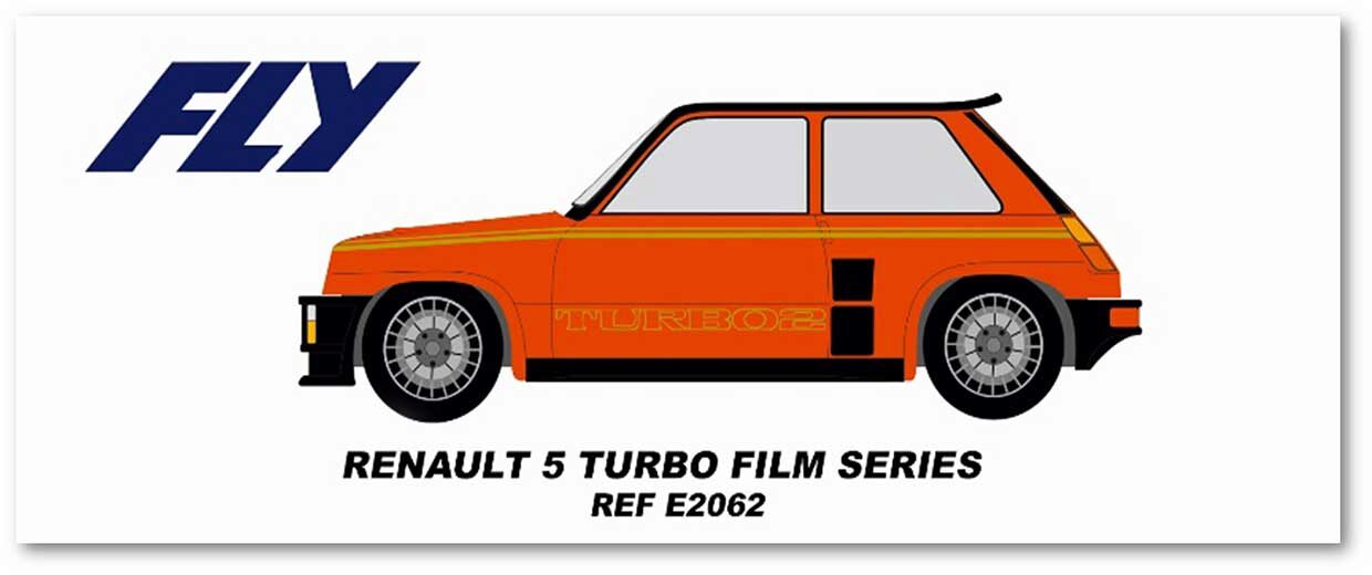 FLY CAR MODELS E2062 Renault 5 turbo - Film Series - James Bond "Never Say Never Again