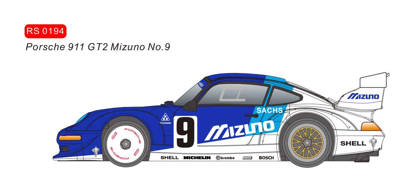 REVOSLOT RS0194 Porsche 911 GT2 - Mizuno n.9