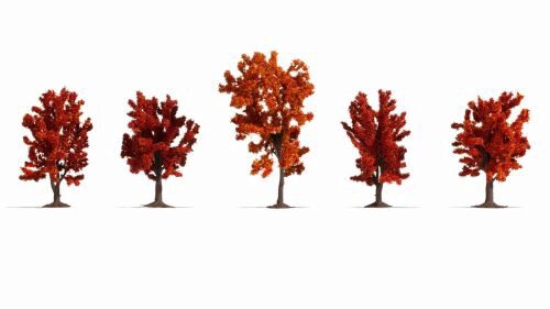 Noch 25625 Herbstbäume, 5 Stück, 8 cm