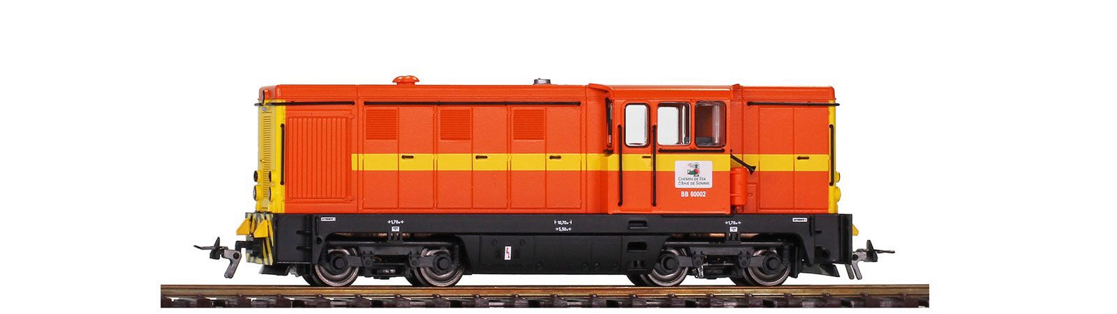 Bemo 1020922 Ch.d.Fer Baie de Somme BB 60002 L45H orange H0e