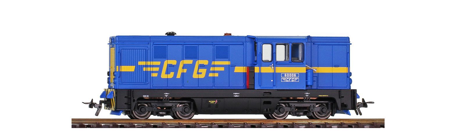 Bemo 1020926 CFG 60006 L45H Diesellok blau H0e