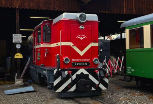 Bemo 1020952 Stainzer Lokalbahn L45H-070 Diesellok rot