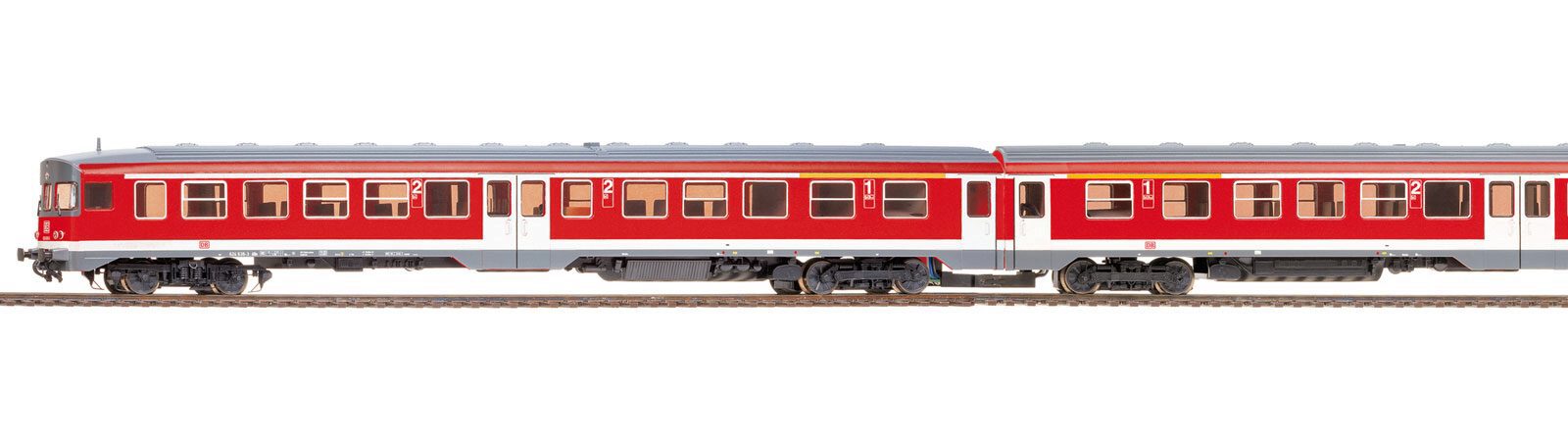Bemo 1621840 DB AG 634 655/634 661 Triebwagen verkehrsrot Epoche V, 2L-Gleichstrom 