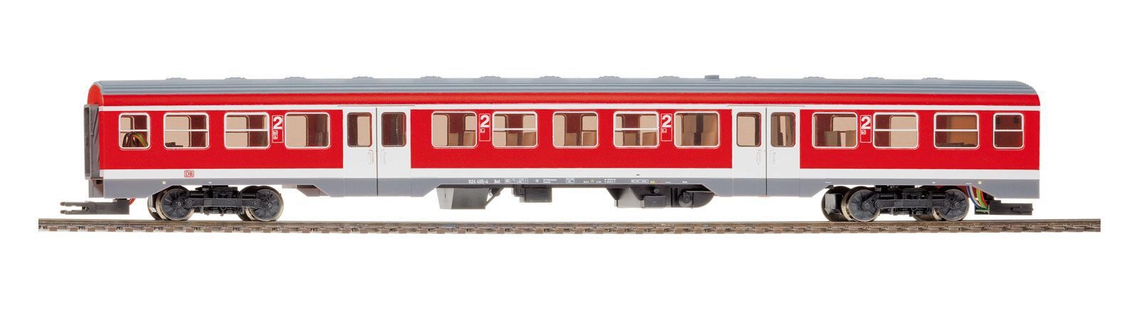 Bemo 1623840 DB AG 934 441 Mittelwagen verkehrsrot Epoche V, 2L-Gleichstrom 