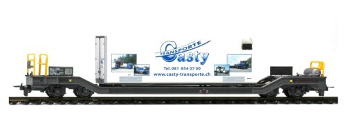 Bemo 2289115 RhB Sbk-v 7705 mit Kühlcontainer "Casty"