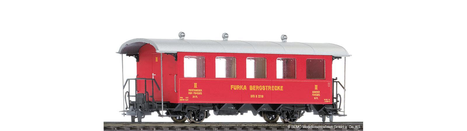 Bemo 3239280 DFB B 2210 Zweiachser Dampfbahnwagen