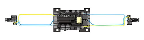 Bemo 5166370 Umbausatz auf LED Beleuchtung, RhB ABe 4/4 41-49, Art. 1266