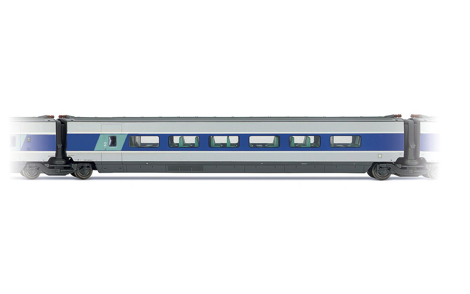 Jouef HJ4116 SNCF TGV Sud Est 1.Klassewagen grau/blau Ep.VI