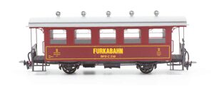 Motreno 1786 BFD Furkabahn Personenwagen rot 2-achsig C 202
