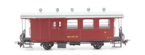 Motreno 1790 BFD Furkabahn Personenwagen mit Gepäckabteil rot 2-achsig CFZ 272