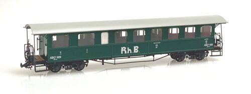 Motreno 2145 RhB Personenwagen mit grossen RhB Letter  ABC 609