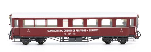 Motreno 2170 VZ Viege-Zermatt Personenwagen AB 102