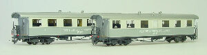 Motreno 2281 MOB Personenwagen Set A 81 + A 82 hellgrau