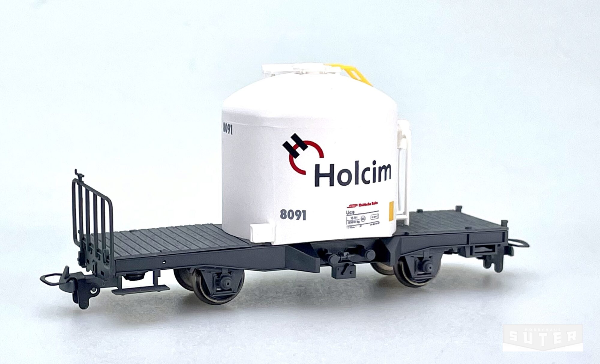 RhB Zementtransportwagen Uce 8091 Holcim