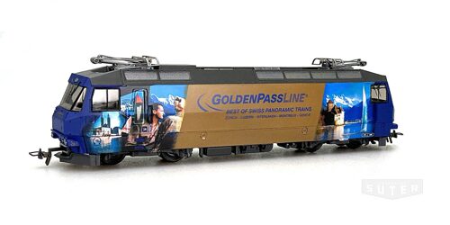 Bemo 1259322 MOB Universal Lokomotive Ge 4/4 III 8003  Golden Pass