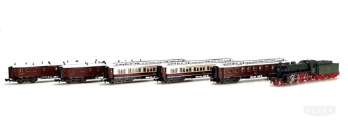 Minitrix 11017 *Orientexpress Zug-Set  6tlg. Dampflok + 5 CIWL Wagen