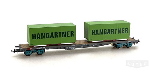 HAG 392Hang *SBB Containertragewagen Sgss Hangartner Container